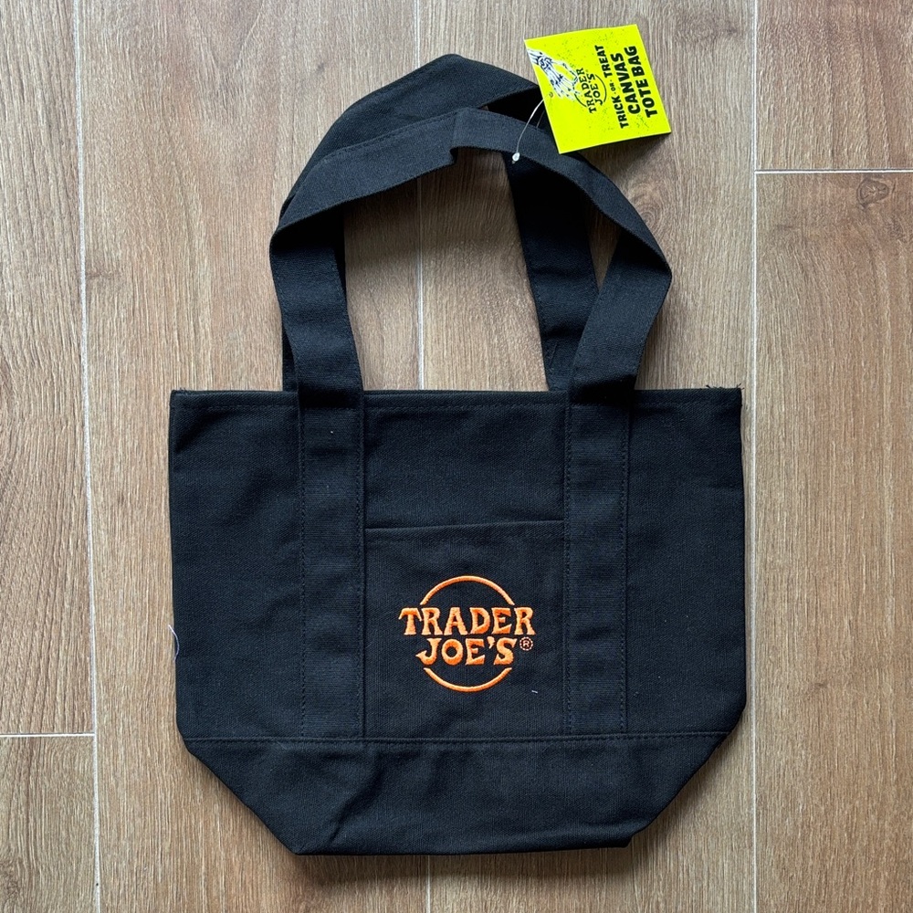 Trader Joe’s Mini Halloween Tote | Black & Orange | Limited Edition
